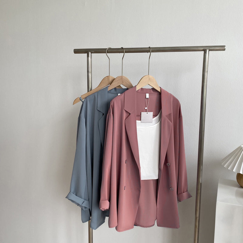 Áo Khoác Vest Form Rộng Thời Trang 2021 Cho Nữ