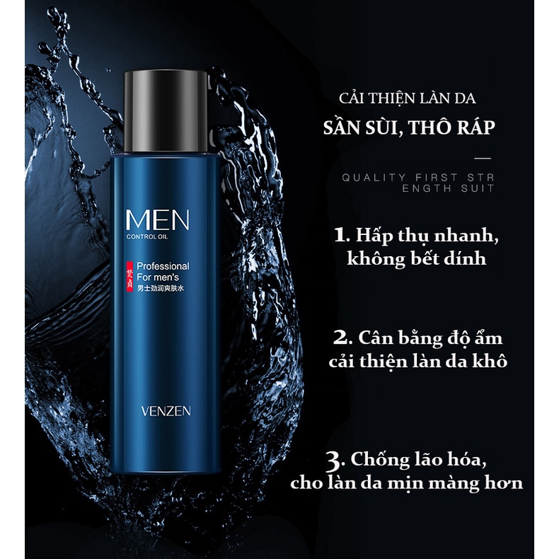 BỘ CHĂM SÓC DA MẶT CHO NAM GIỚI HẾT SẠCH MỤN KIỀM DẦU , DƯỠNG ẨM CHO LÀN DA TRẮNG MƯỚT MEN