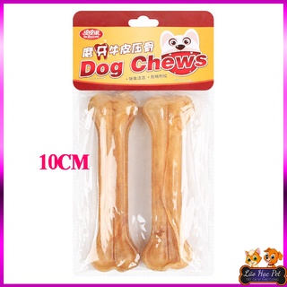 Xương cho chó - Xương da bò cho chó gặm 2 chiếcx10cm/ túi