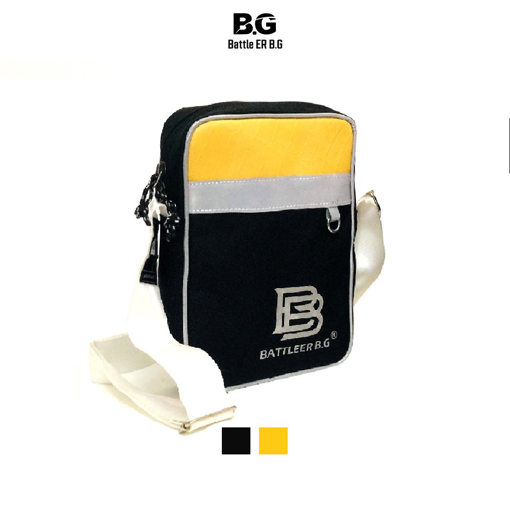 Túi đeo BATTLE ER B.G BB Phối Da Unisex Streetwear Bag