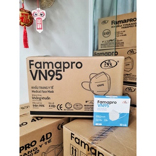 Thùng khẩu trang famapro vn95 4 lớp - 500 cái