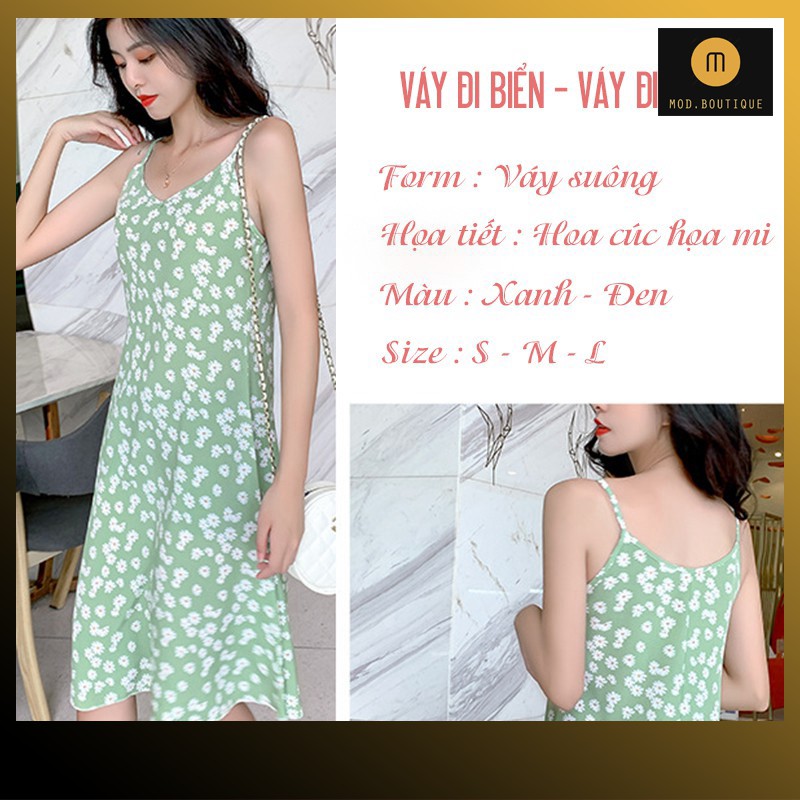 Váy 2 Dây Hoa Nhí Chất Mịn Mát Dáng Suông Có Đủ Size V4 | BigBuy360 - bigbuy360.vn