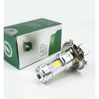 Đèn pha mô tô, xe máy siêu sáng, đèn led xe Sh, vision,Wave, Đèn pha 3 chân H4 2 tim pha, 3 tim cos, bảo hành 1 đổi 1