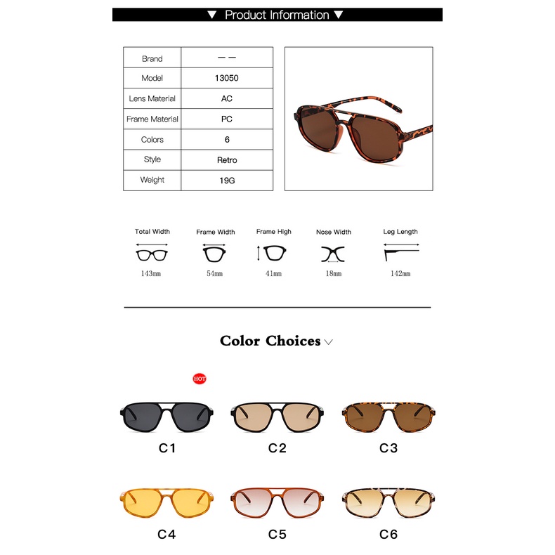 Kính Mát Thời Trang Phong Cách retro Dành Cho Nam