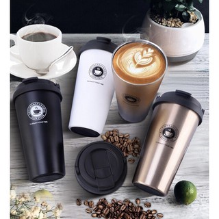 Ly giữ nhiệt inox 500m kèm quai xách tiện lợi