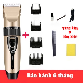 Tông Đơ Cắt Tóc Cao Cấp - Tăng Đơ Cắt Tóc Tặng kèm full phục kiện chuyên nghiệp