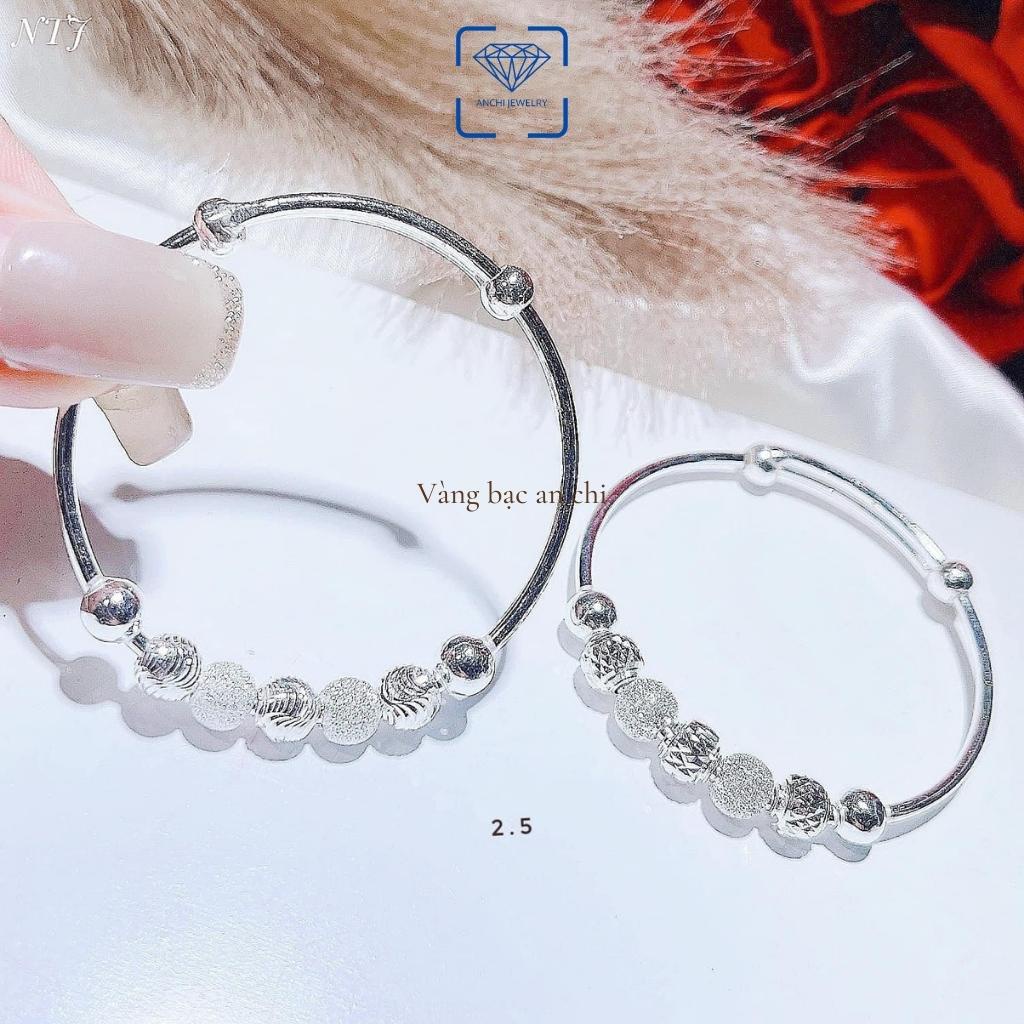Lắc tay mèo kitty cho bé gái, chuẩn bạc ta không xuống màu - Anchi jewelry
