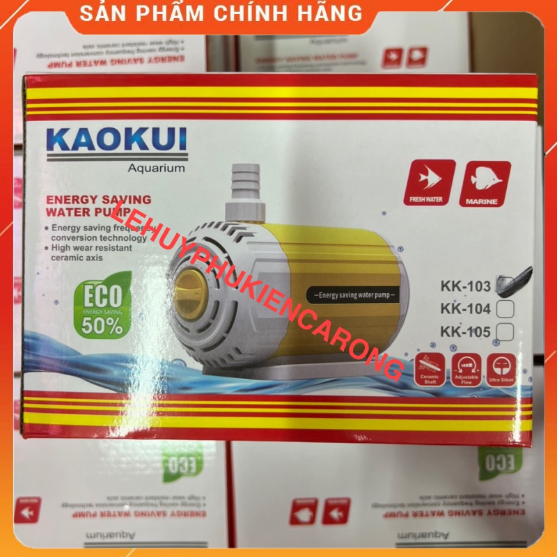 Bơm Bể Cá KAOKUI Siêu Êm, Tiết Kiệm Điện KK101 6w KK102 15w KK103 30w KK104 40w KK105 50w