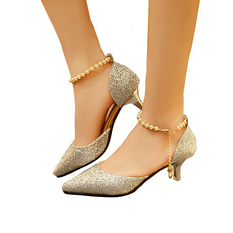 Giày cao gót INCERUN thời trang tùy chọn màu sắc dành cho nữ