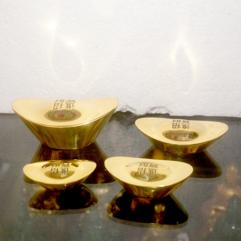 Thỏi vàng phong thủy bằng đồng