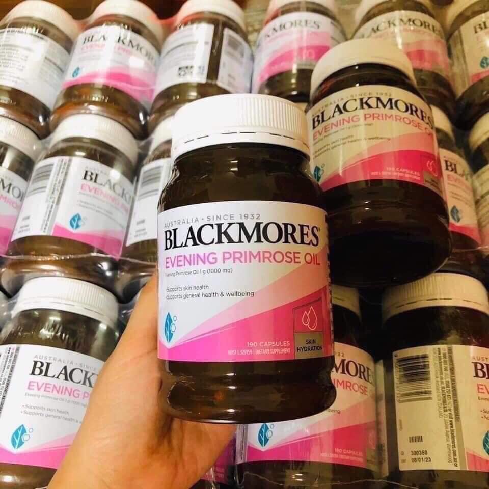Thực phẩm chức năng Tinh dầu hoa anh thảo Blackmores Evening Primrose Oil mẫu mới của Úc