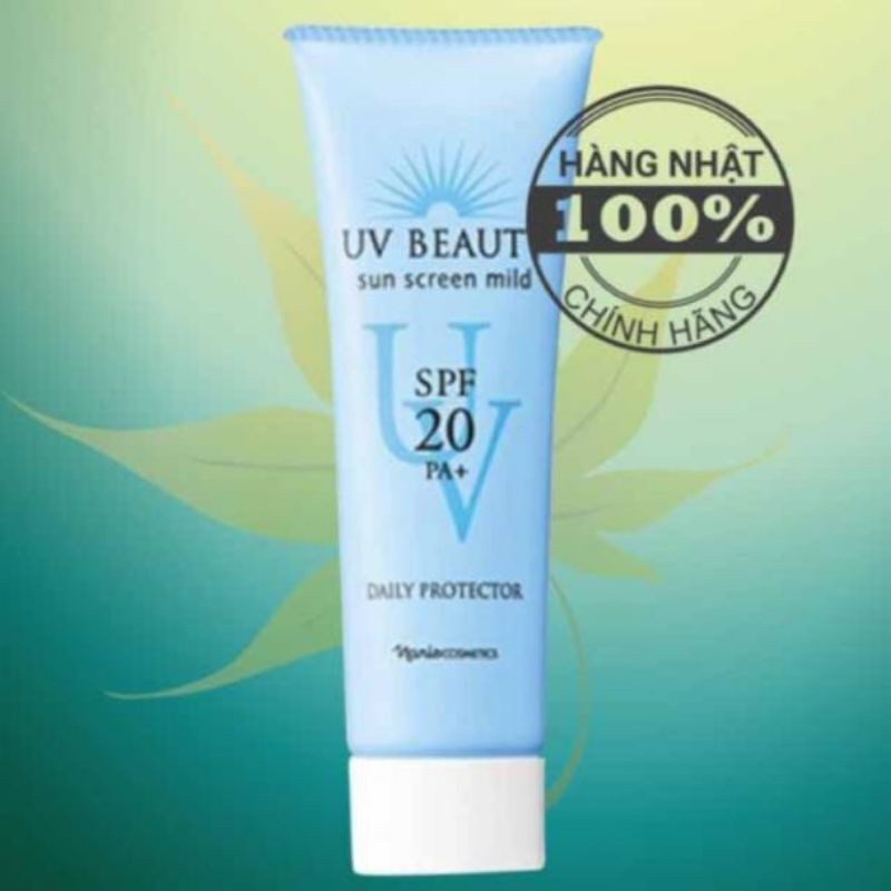 [Chính hãng] Sữa chống nắng Naris UV Beauty Sun Screen Mild Daily Protector SPF20 PA++ 80gr