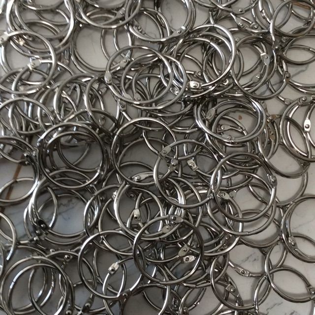 Sỉ 100 khoen đóng sách 2.5cm