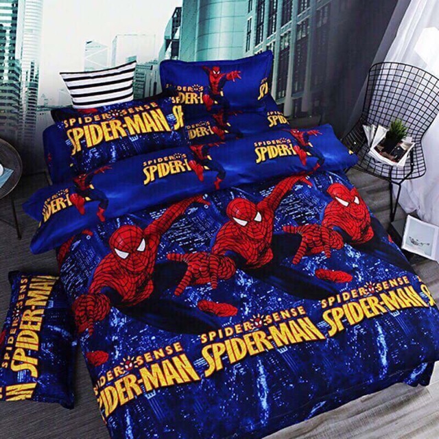 Bộ vỏ chăn ga gối SPIDER MAN cho e bé 🌸🍀