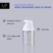 Mỹ phẩm nam Kem dưỡng trắng bật Tone MdoC Whitening Tone Up Cream 50ml Hàn Quốc