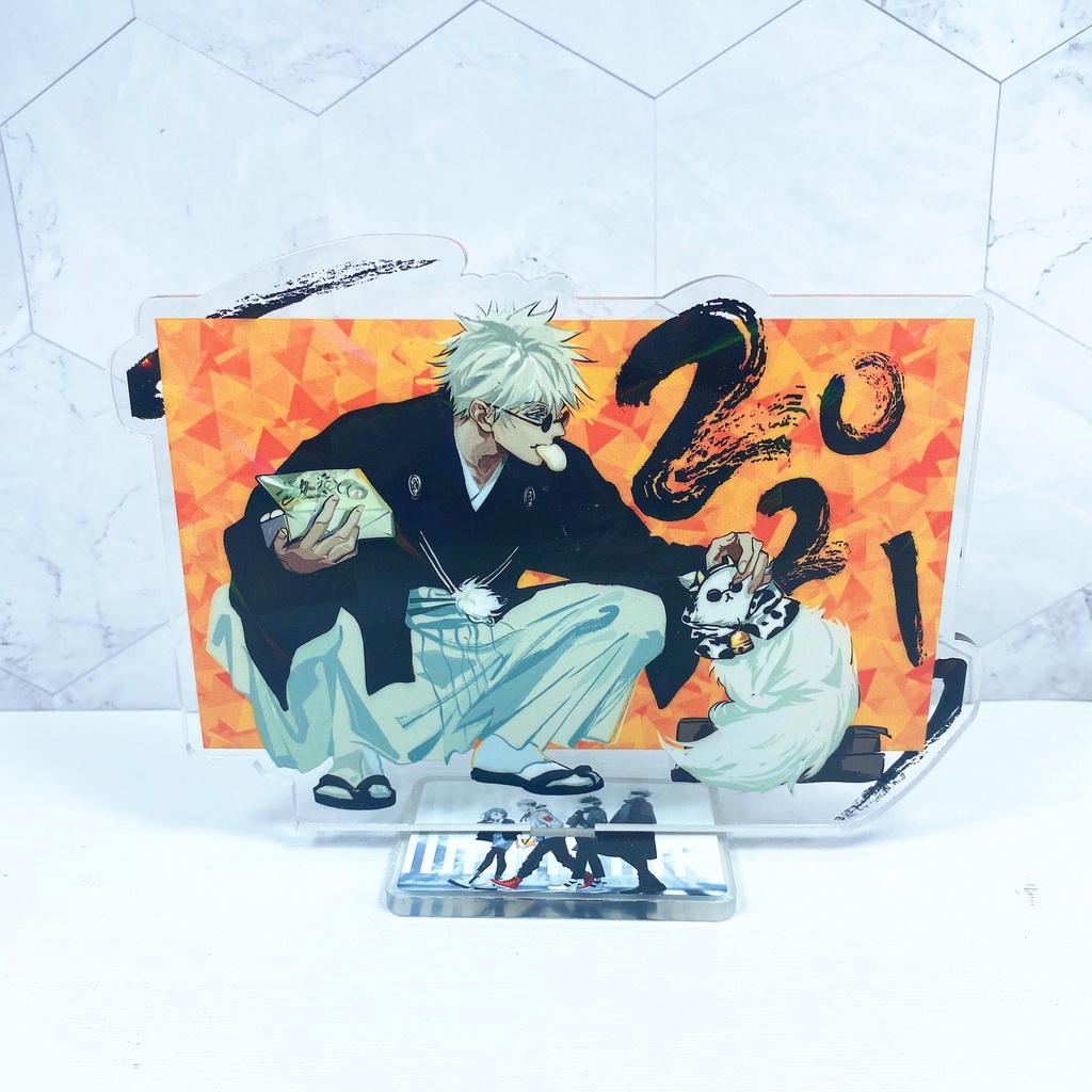 Mô hình nhân vật gojo satoru itadori yuji trong phim jujutsu kaisen