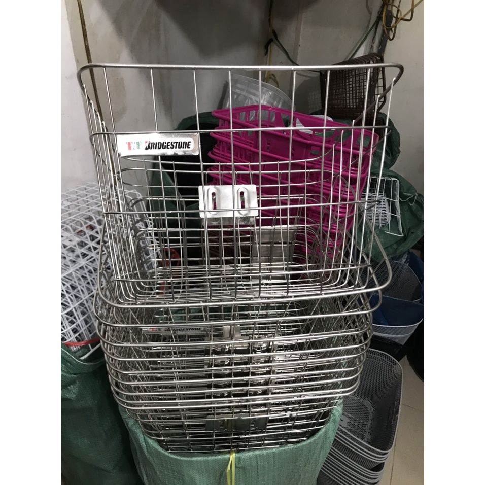 Giỏ Xe Đạp Inox Cao Cấp Bridestone