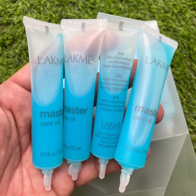 Tinh dầu dưỡng ẩm cho tóc LAKME MASTER CARE OIL 24*15ML
