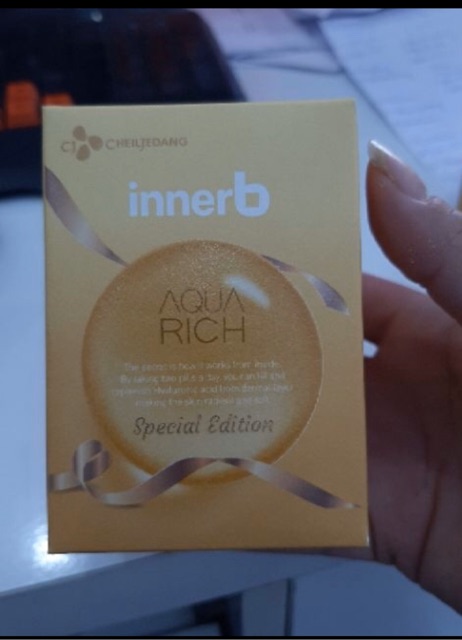 [Săn sale hàng auth]  Viên Uống Cấp Nước Bổ Sung Collagen CJ Innerb Aqua Rich - HÀN QUỐC - 70 viên | BigBuy360 - bigbuy360.vn