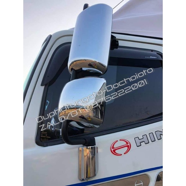 Bộ ốp chân gương xe HINO 500, ốp chân kính HINO.