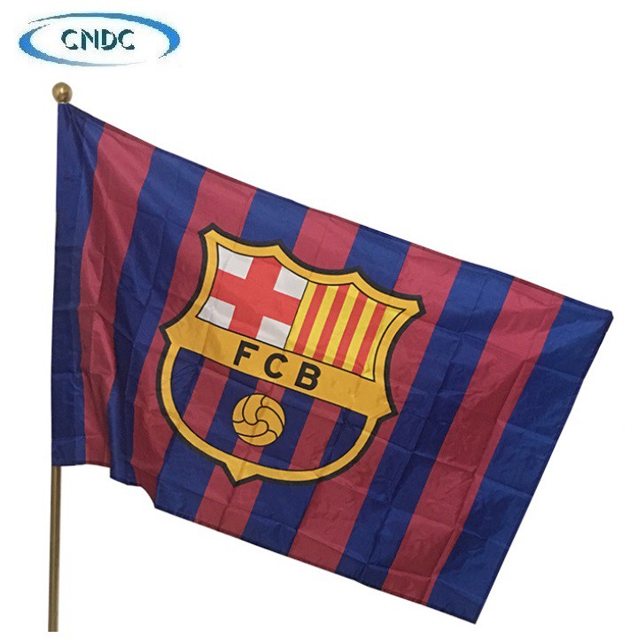 Cờ câu lạc bộ Barcelona loại lớn 150x90 cm - In 1 mặt