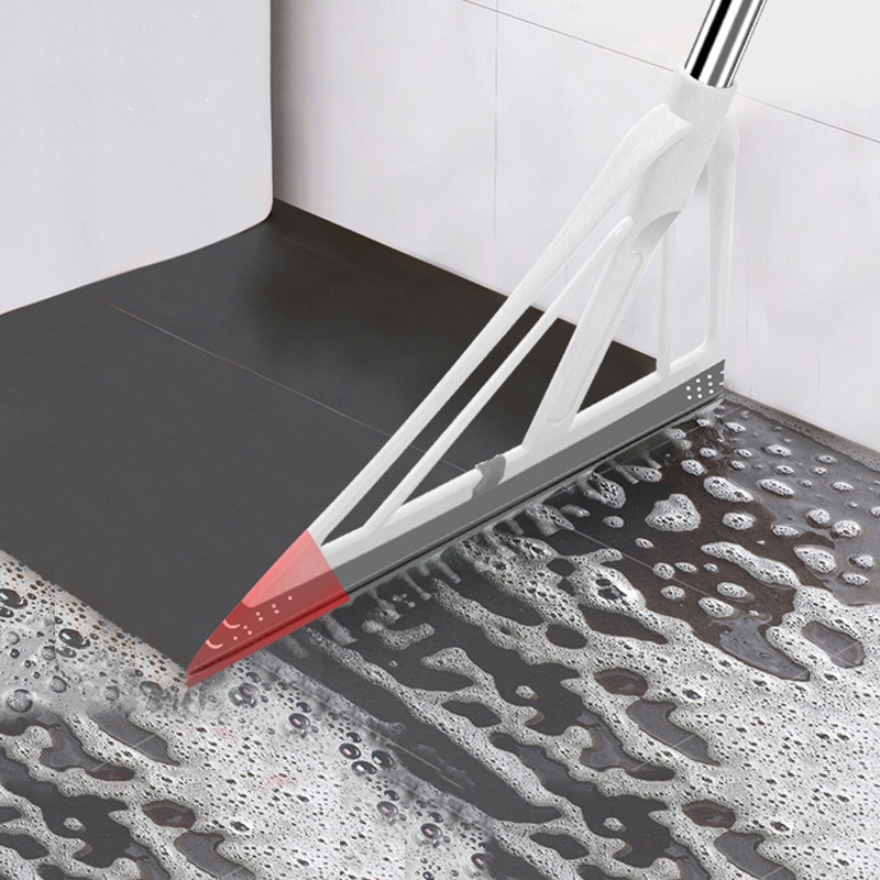 Cây lau nhà bằng silicone cán dài tiện lợi