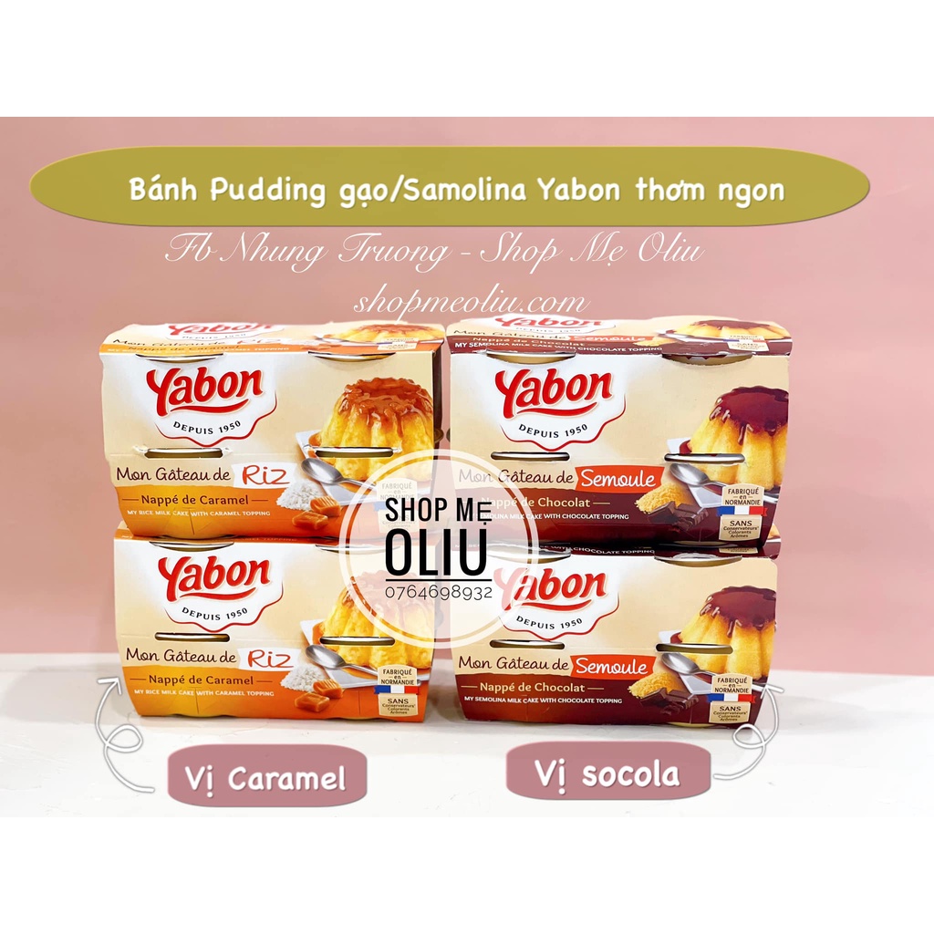 Pudding gạo/lúa cao cấp Yabon nội địa Pháp