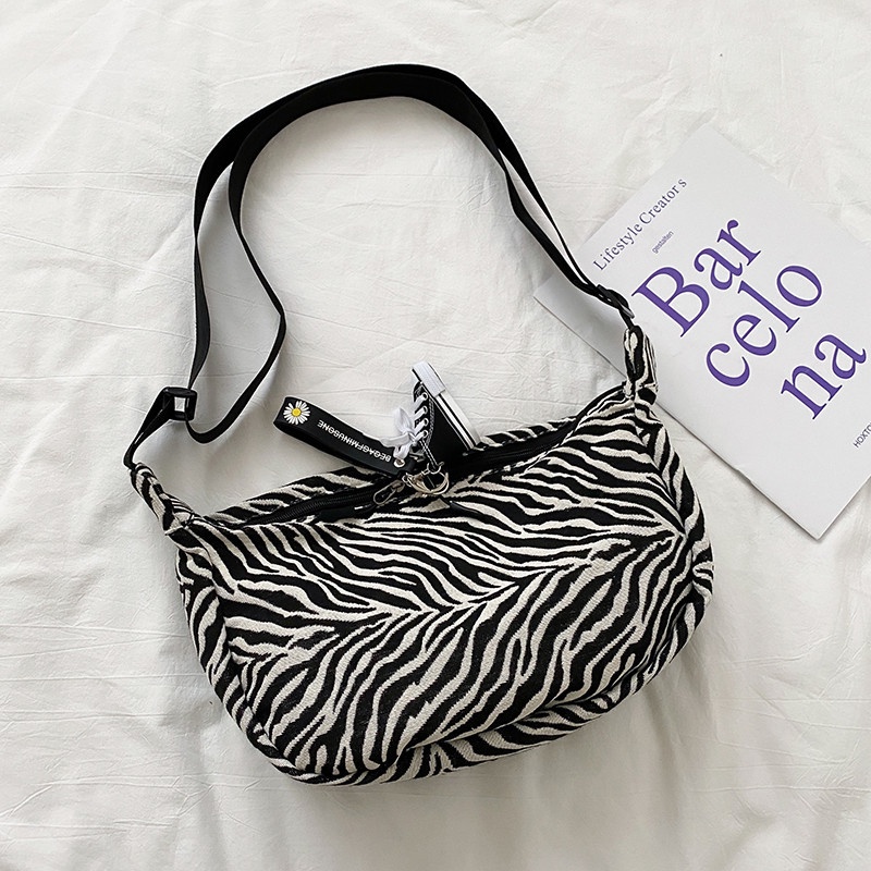 Túi Tote Đeo Vai Sức Chứa Lớn Bằng Vải Bạt Thời Trang Mới Dành Cho Bạn Nữ