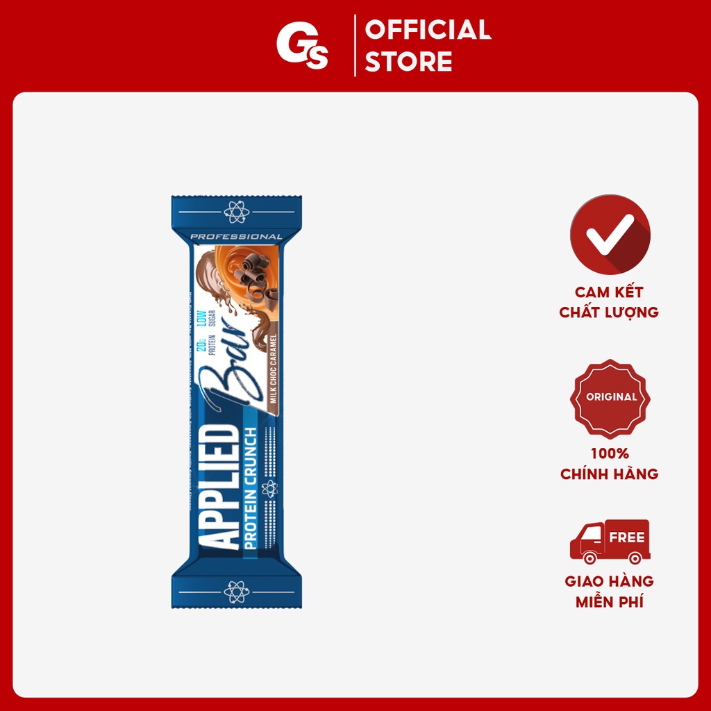 Bánh Applied Nutrition, Applied Bar Protein Crunch (1 Bar) bổ sung năng lượng, xây dựng cơ bắp