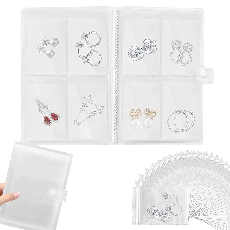 Flgo Hộp Đựng Trang Sức Nhỏ Trong Suốt Chống Oxy Hóa