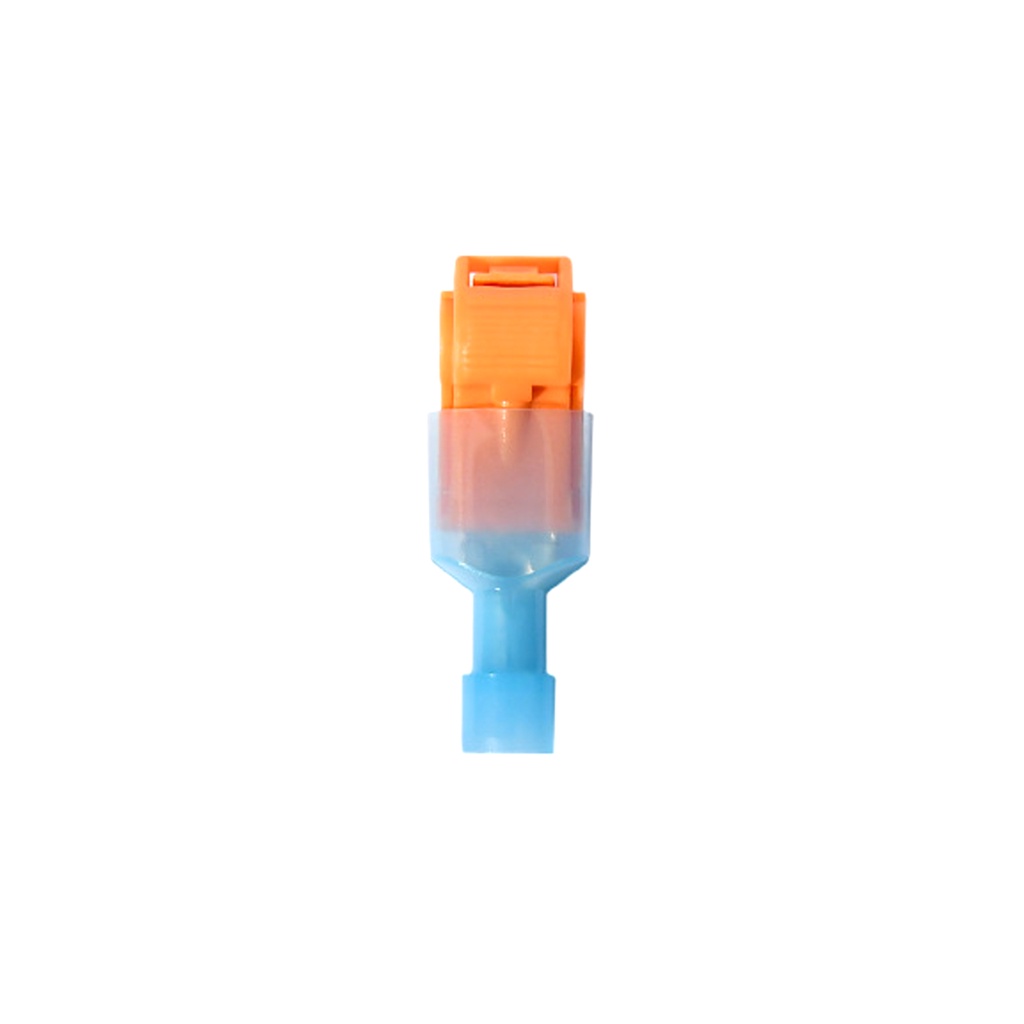 Bộ đầu cút nối dây điện chữ T nối nhanh 1.5-2.5mm2, chống nước, chống cháy an toàn màu cam+xanh