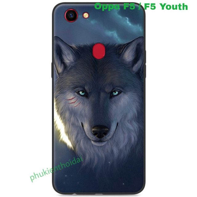 Oppo F5 / F5 Youth ốp lưng dẻo TPU in 3D cao cấp để