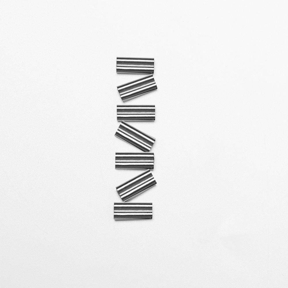 Set 100 Ống Đồng Hình Oval Hai Đầu 8 / 10mm Dùng Trong Câu Cá