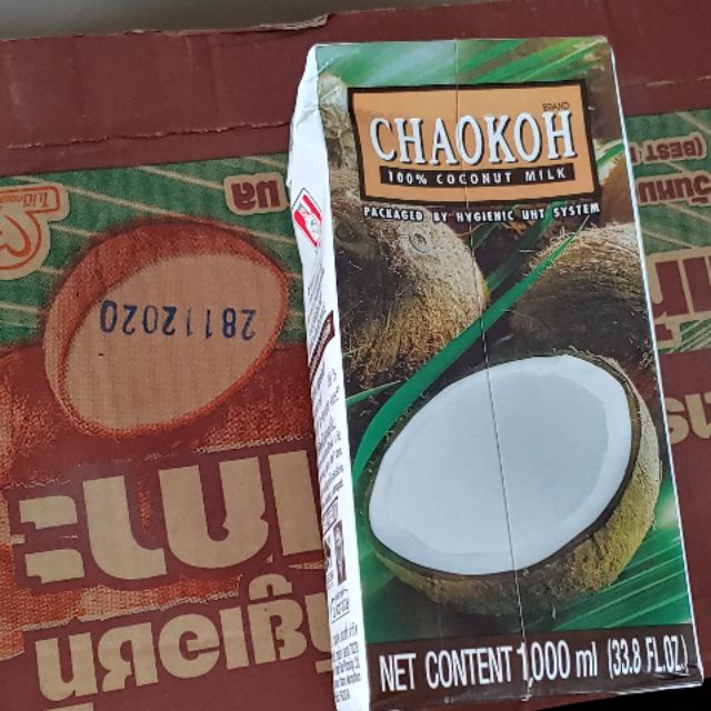 (HT) Nước cốt dừa/ Nước cốt dừa Chaokoh thái lan 100% hàng mới về