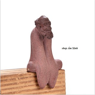 Đồ Chơi Bàn Trà, Tượng Tổ Thiền Phong Sắc Mini Bày Trang Trí Bàn Trà, Tiểu Cảnh