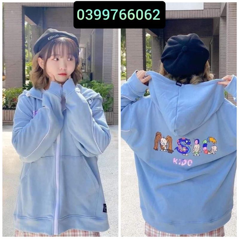 𝗡𝗘𝗪 𝗔𝗥𝗥𝗜𝗩𝗔𝗟 Áo Khoác Hoodie Dây Kéo Form Rộng (ẢNH THẬT)
