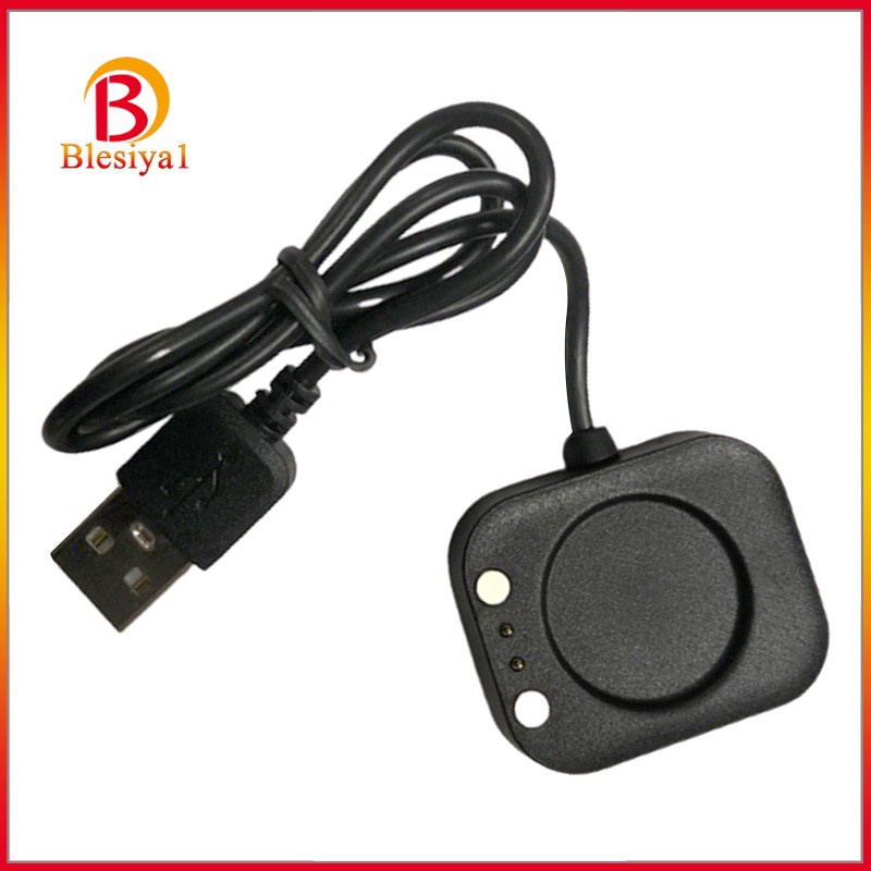 [BLESIYA1] Black USB Charging Cable Cord Power Charger Cradle For P8 Smart Watch New