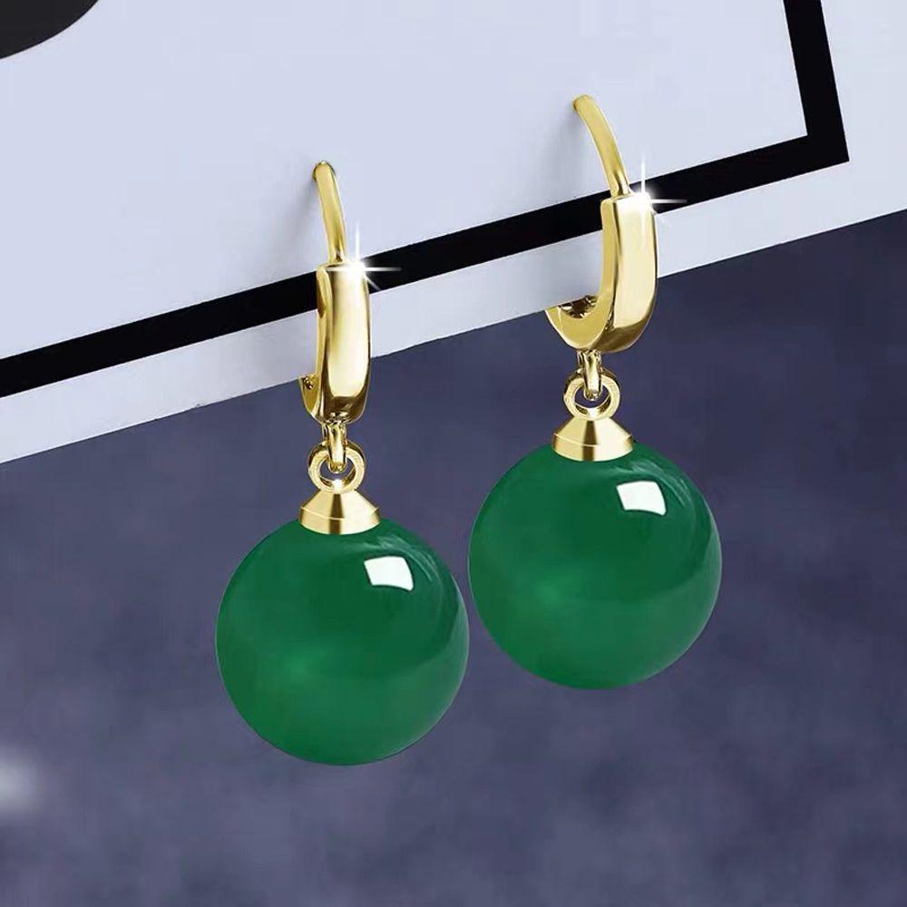 USNOW Bông Tai Tròn Acrylic Hình Nhân Vật Game Qiqi Dễ Thương Cho Nữ