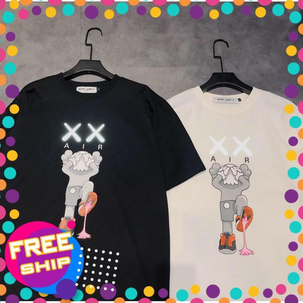 SALE- ÁO PHẢN QUANG🔥HOT🔥 Áo thun tee KAWS phản quang unisex tay lỡ form rộng oversize | Tỉnh Lộ 10