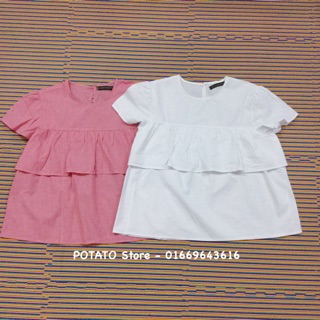 Áo baby doll cộc tay