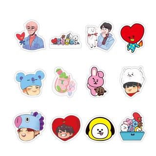 80 STICKER BT21 -  QUÀ TẶNG IDOL