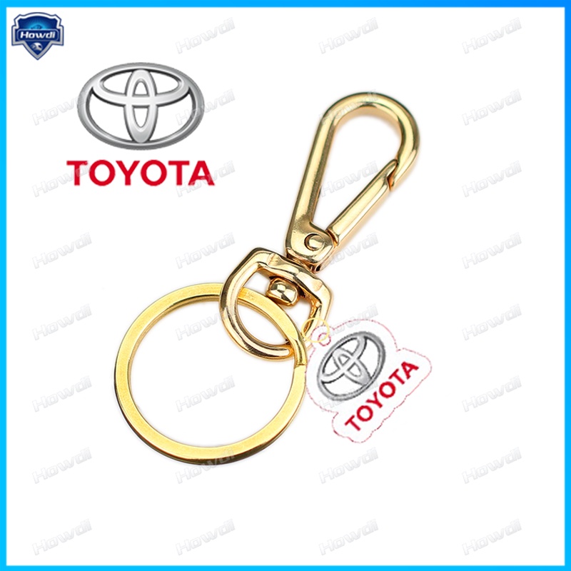 Móc Khóa Bằng Acrylic In logo Đơn Giản Cho Toyota