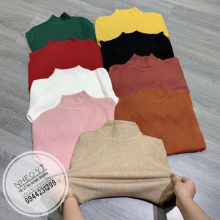 Áo len tăm cổ 5 phân ( Ảnh thật hàng đẹp)