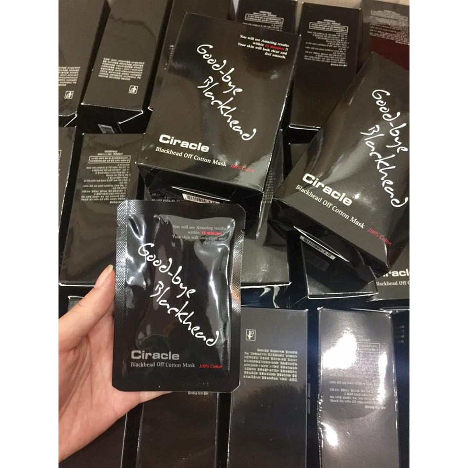 Combo 2 Miếng đẩy mụn đầu đen CIRACLE BLACKHEAD OFF COTTON | BigBuy360 - bigbuy360.vn