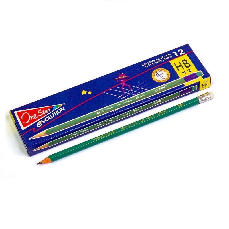 Bút Chì Xanh HB - Hộp 12 Viết Chì Xanh