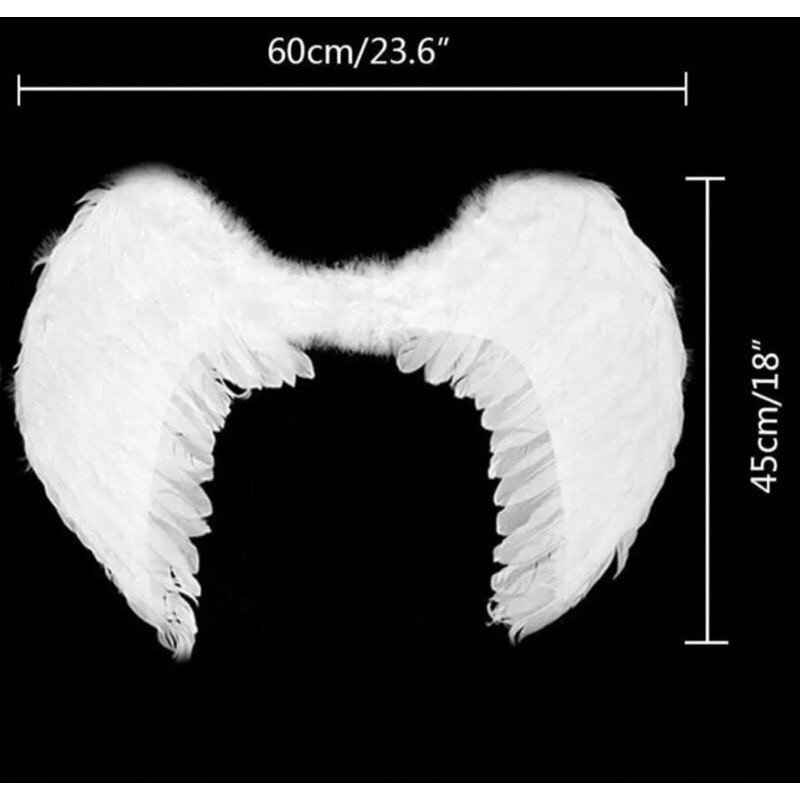 CÁNH THIÊN THẦN LÔNG VŨ CHO BÉ  Size 55cm