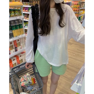 Áo giấy kẻ dài tay [ Hình thật shop chụp ]