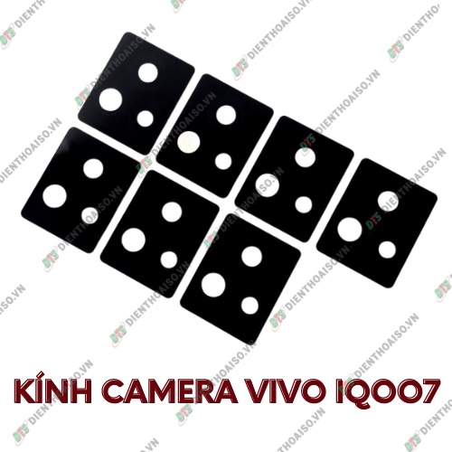 Mặt kính camera vivo iqoo 7 có sẵn keo dán