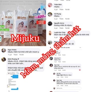 Bỉm quần xuất nhật Mijuku (combo 100M , 100L , 100Xl , 100XXL )