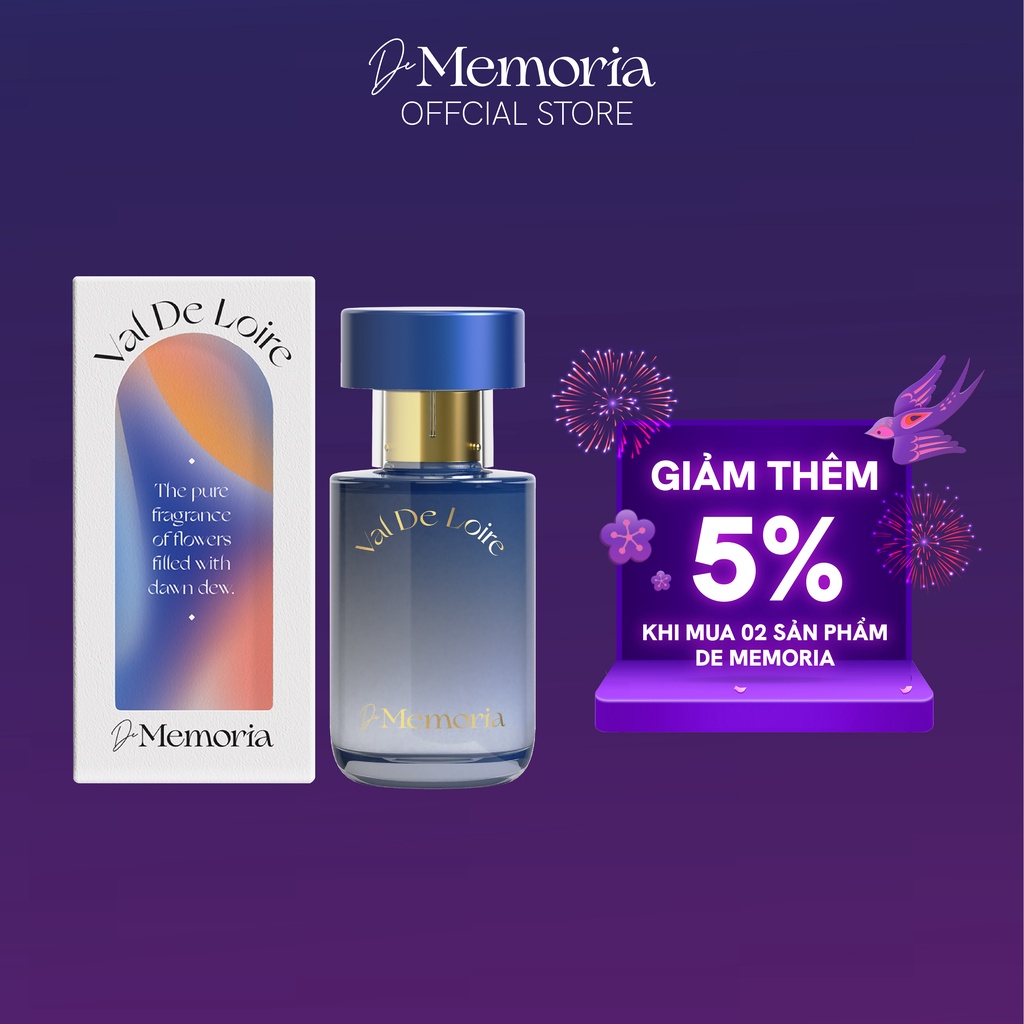 [Mã FMCGMALL giảm 8% đơn từ 250K] Nước Hoa De Memoria 02 Val De Loire 30ml